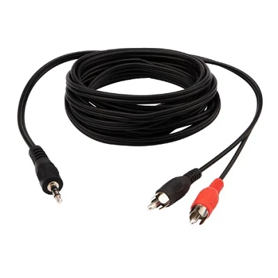 Шнур Стерео 3,5мм - 2 RCA, 3м (17-4204)