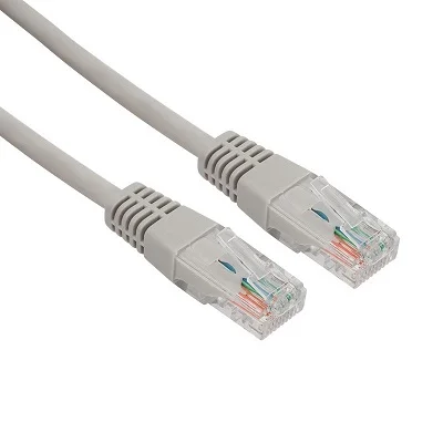 Шнур коммутационный, патч-корд U/UTP RJ45-RJ45, CAT 5e, ZH нг(А)-HF, серый, 0,5м (18-8001)