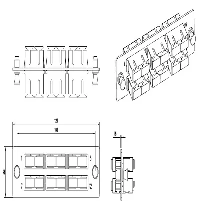 FO-FPM-W120H32-6DSC-BL