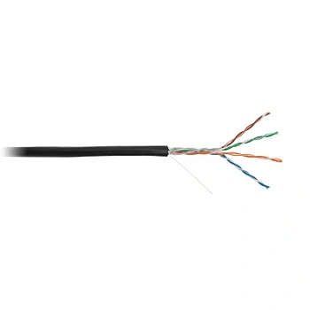 Кабель NETLAN U/UTP 4 пары, Кат.5e (Класс D) Внешний (EC-UU004-5E-PE-BK)
