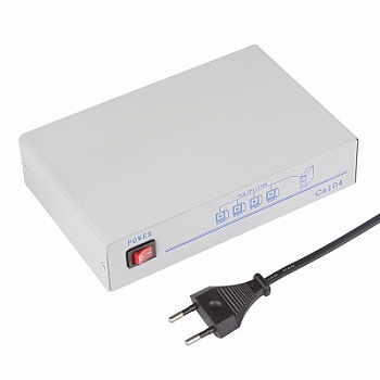 Делитель гнездо VGA на 4 гнезда VGA, металл (17-6924)