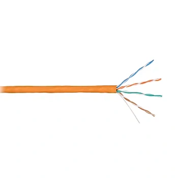 Кабель NIKOLAN U/UTP, 4 пары, Кат.5e, 24 AWG, внутренний, LSZH, 305м/100м